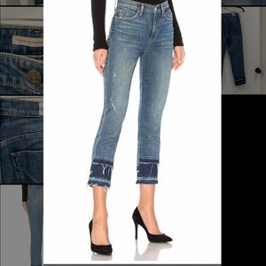 Hudson zoeey high rise straight crop Jeans